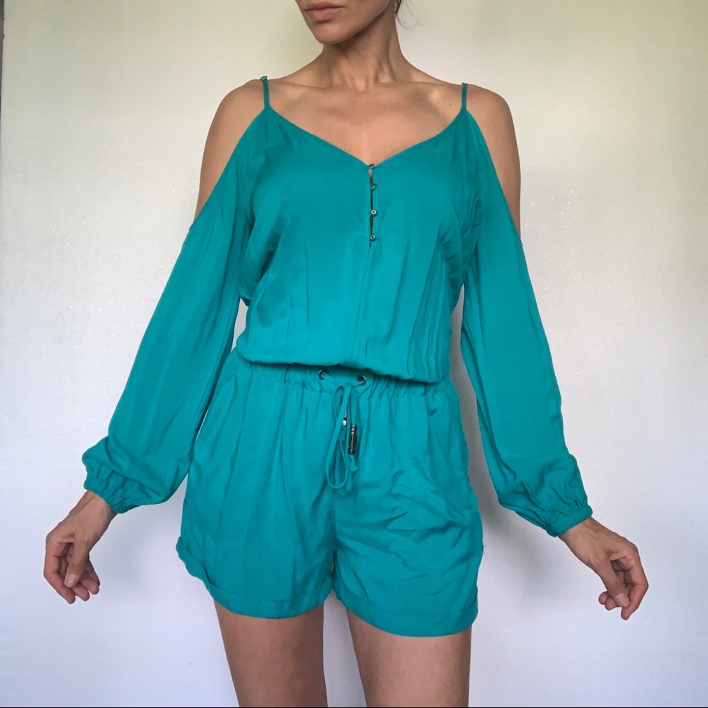Chic Green Romper - New, never worn.